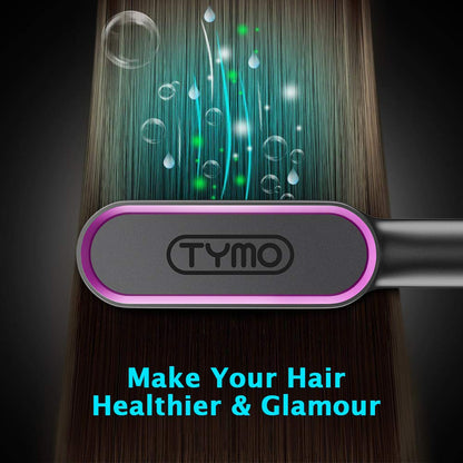 TYMO 2-in-1 Hair Straightener and Curler with Auto Lock